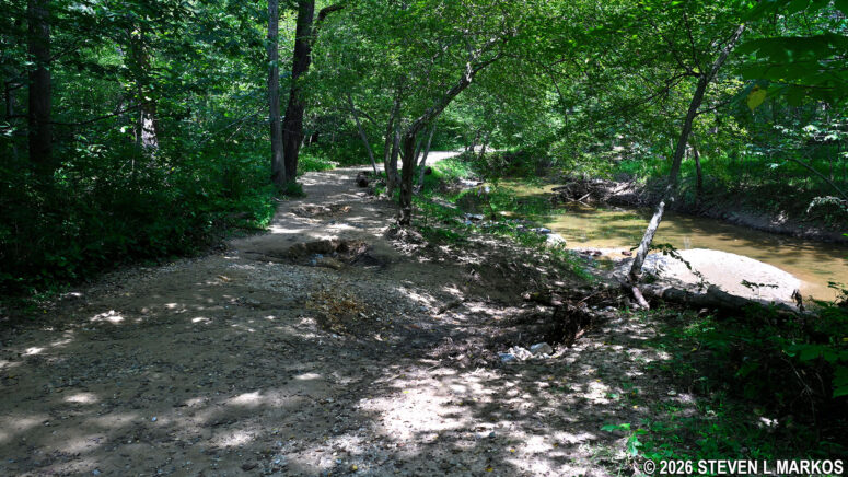 Northern end of the Potowmack Canal within Great Falls Park