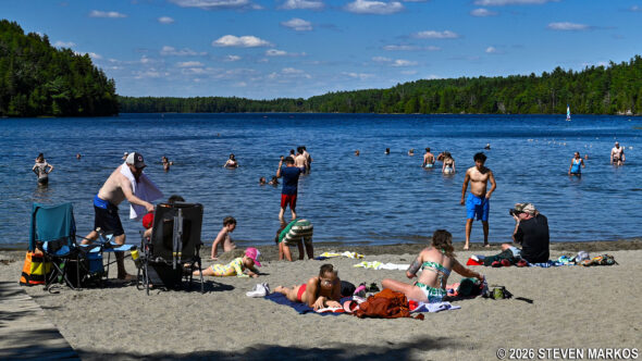Echo Lake Beach at Acadia National Park