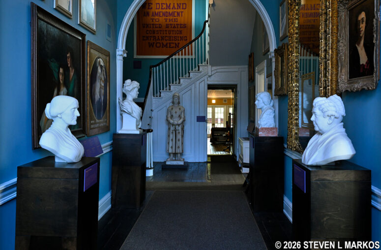 Hall of Portraits at Belmont-Paul Women's Equality National Monument in Washington, D. C.