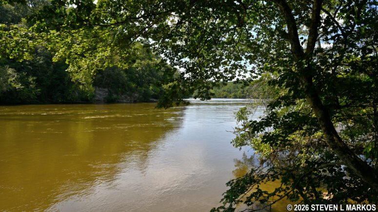 View of the Chattahoochee River from the Cochran Shoals Fitness Trail, Chattahoochee River National Recreation Area