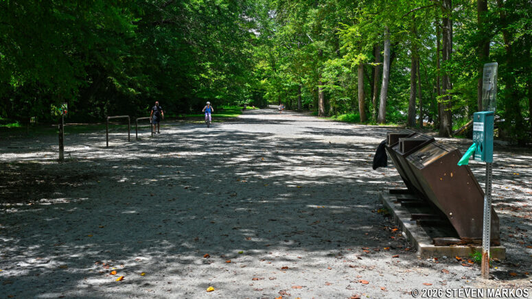 Start of the Fitness Trail at the Interstate North parking lot, Chattahoochee River National Recreation Area