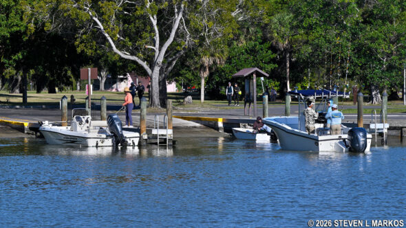 Boat ramps at the Flamingo Marina in Everglades National Park