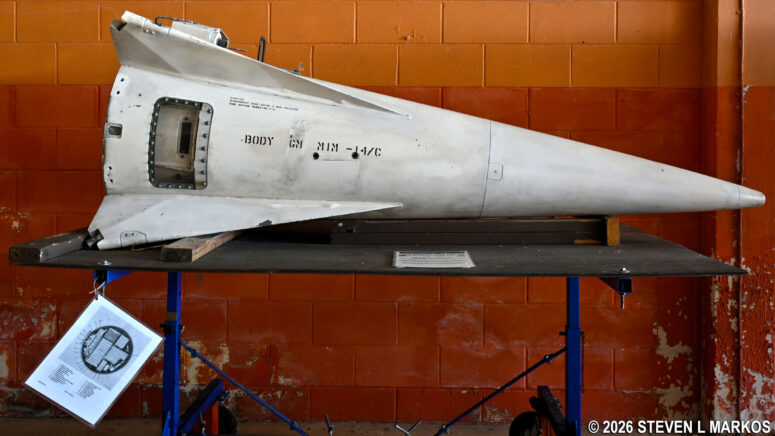 Missile part on display at the Nike Missile Site in Everglades National Park