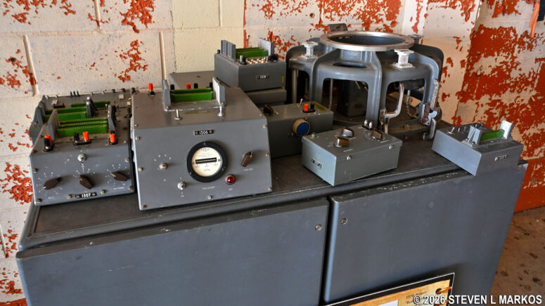 Transponder Control Test Set Group on display at the Nike Missile Site, Everglades National Park