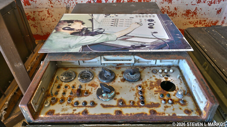 Launcher Control Indicator on display at the Nike Missile Site, Everglades National Park