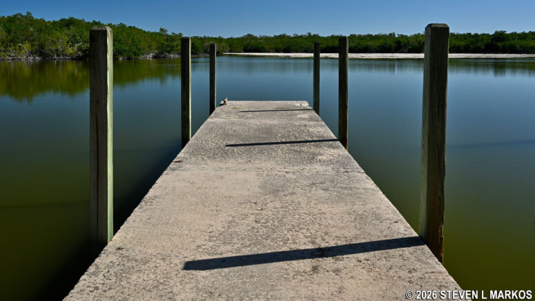 View of West Lake from one of the boat docks, Everglades National Park