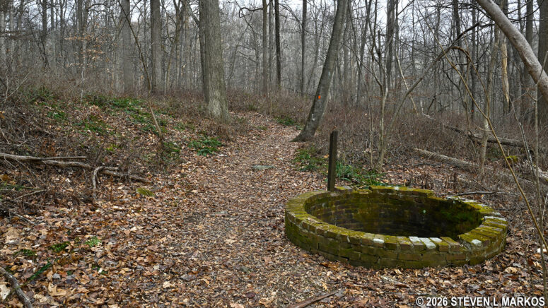 Well along the Orange Trail in the Jockey Hollow area of Morristown National Historical Park