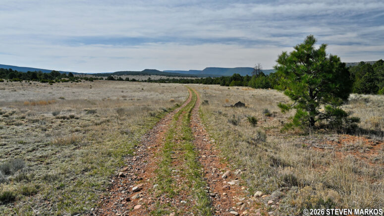 Typical terrain on the South Pasture Loop Trail at Pecos National Historical Park