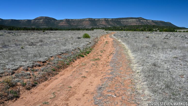 View of Glorieta Mesa from the South Pasture Loop Trail, Pecos National Historical Park