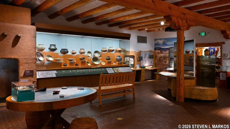 Museum at the Visitor Center of Pecos National Historical Park