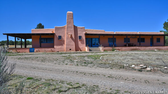 Forked Lightning Ranch main house at Pecos National Historical Park