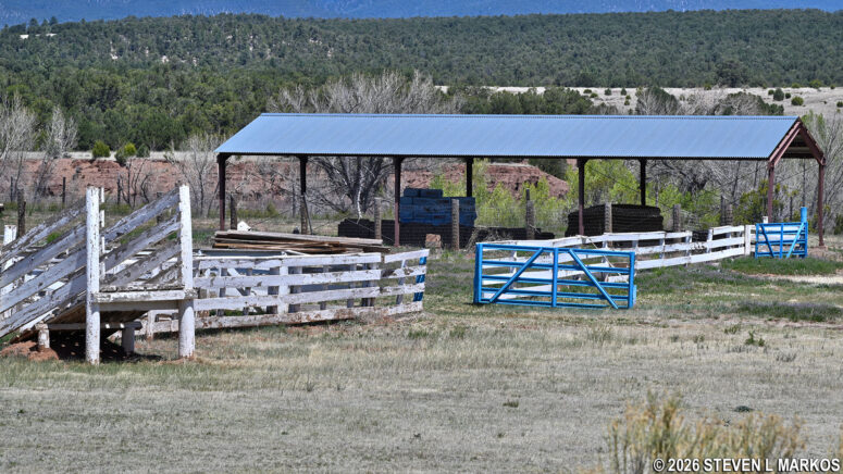 Forked Lightning Ranch buildings at Pecos National Historical Park