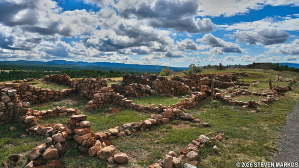 Pecos Pueblo ruins at Pecos National Historical Park