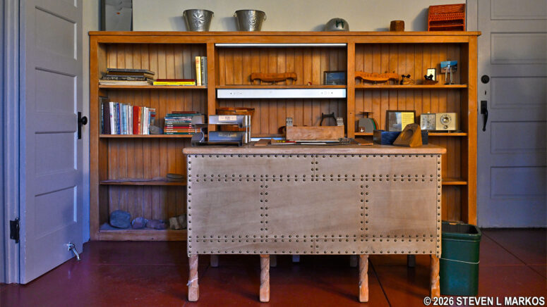 Buddy Fogelson's office at the Forked Lightning Ranch, Pecos National Historical Park