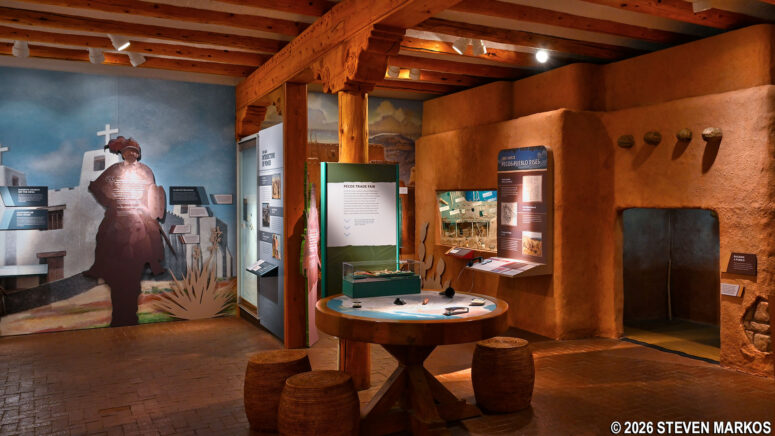 Museum inside the Visitor Center at Pecos National Historical Park