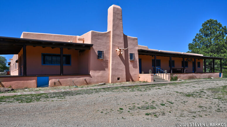 Forked Lightning Ranch main house at Pecos National Historical Park