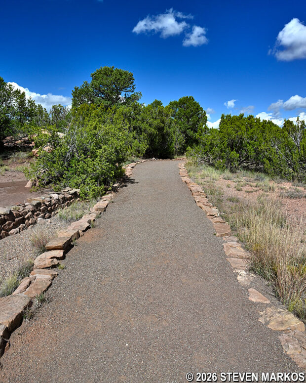 Typical terrain at the start of the Ancestral Sites Trail at Pecos National Historical Park