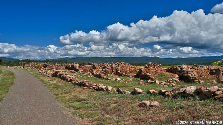 Pecos Pueblo ruins at Pecos National Historical Park