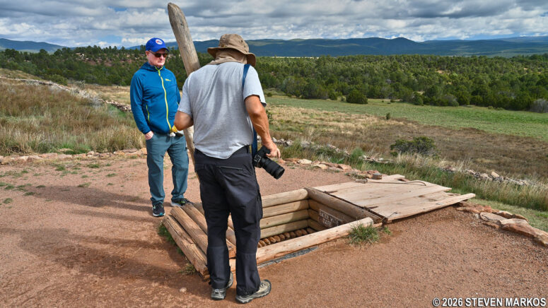 Kiva at Stop 5 on the Ancestral Sites Trail at Pecos National Historical Park