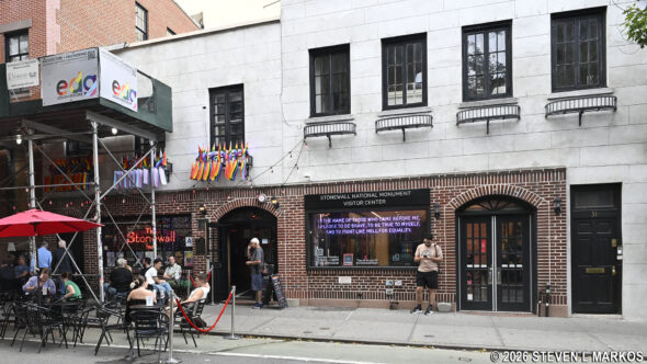 Former Stonewall Inn on Christopher Street, part of Stonewall National Monument