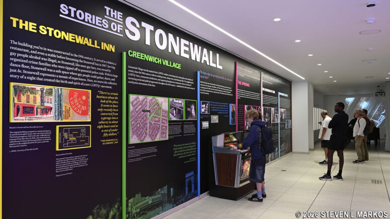 The Stories of Stonewall exhibit in the Stonewall National Monument Visitor Center