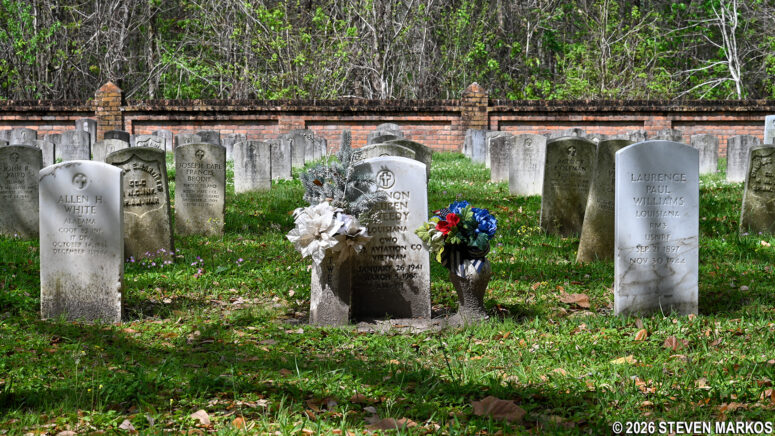 Marker for a Vietnam War soldier at Chalmette National Cemetery, Jean Lafitte National Historical Park and Preserve