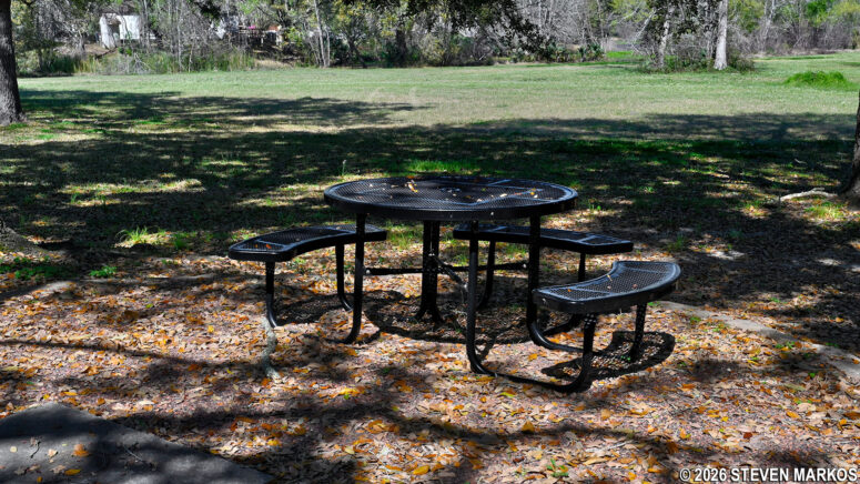 Wheelchair accessible table at the Acadian Cultural Center, Jean Lafitte National Historical Park and Preserve
