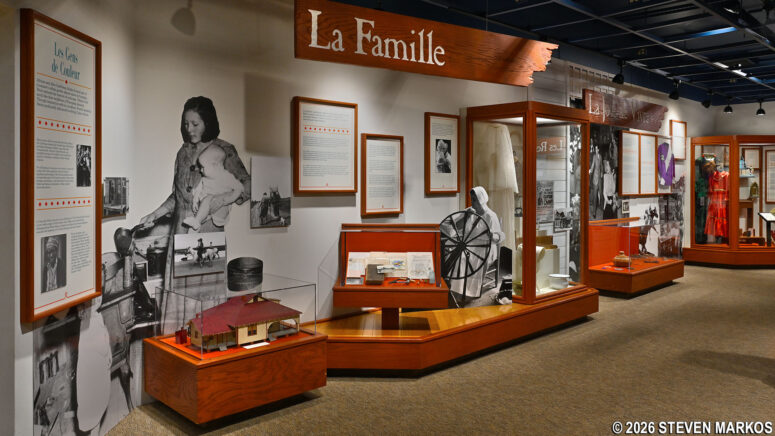 La Famille exhibit at the Prairie Acadian Cultural Center, Jean Lafitte National Historical Park and Preserve