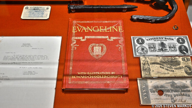 Copy of Longfellow's Evangeline at the Prairie Acadian Cultural Center, Jean Lafitte National Historical Park and Preserve
