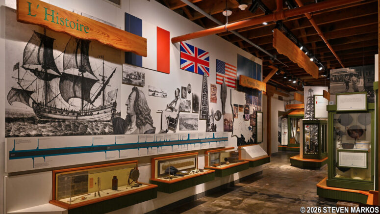 L'Histoire exhibit at the Wetlands Acadian Cultural Center, Jean Lafitte National Historical Park and Preserve