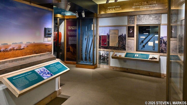 Battle of New Orleans Museum at the Chalmette Battlefield Visitor Center, Jean Lafitte National Historical Park and Preserve
