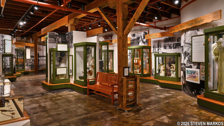 Inside the Wetlands Acadian Cultural Center at Jean Lafitte National Historical Park and Preserve