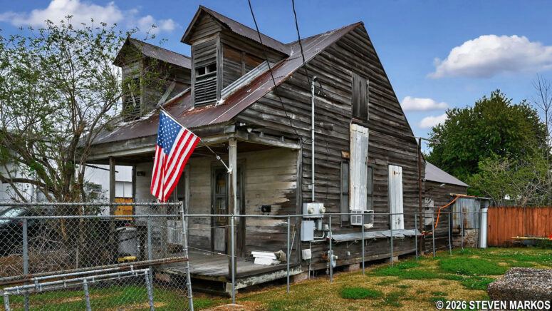 Creole cottage in historic Thibodaux, Louisiana