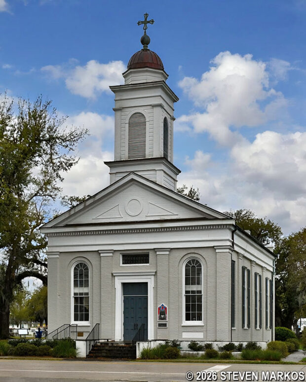St. John's Episcopal Church in historic Thibodaux, Louisiana
