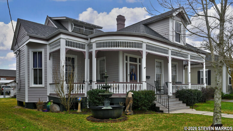 1890s Victorian-style house in historic Thibodaux, Louisiana