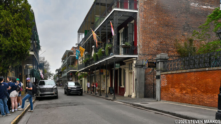 Royal Street in the French Quarter of New Orleans, Jean Lafitte National Historical Park and Preserve