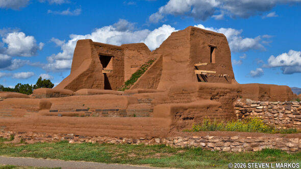 1717 Spanish Mission Church ruins at Pecos National Historical Park