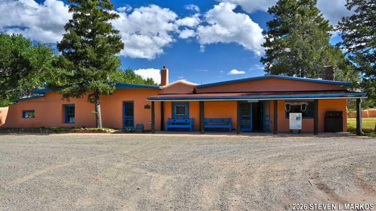 Trading Post building at the Forked Lightning Ranch, Pecos National Historical Park