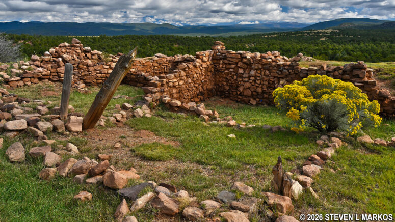 The South Pueblo ruins on the Ancestral Sites Trail at Pecos National Historical Park
