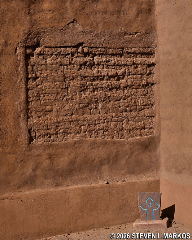 Original adobe bricks from 1717 Spanish Mission Church, Pecos National Historical Park
