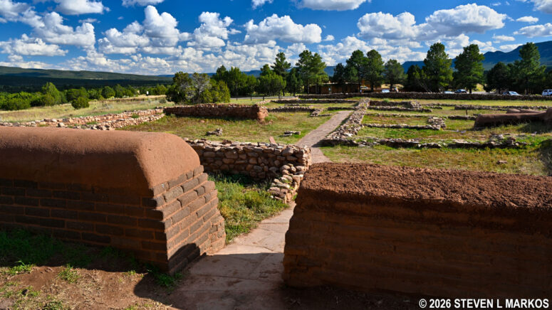 Convento ruins at the Spanish Mission Church, Pecos National Historical Park