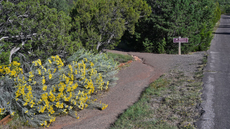 Ancestral Sites Trail back to the Visitor Center from the Spanish Mission Church, Pecos National Historical Park