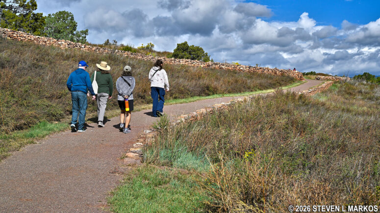 Typical hill on the Ancestral Sites Trail at Pecos National Historical Park