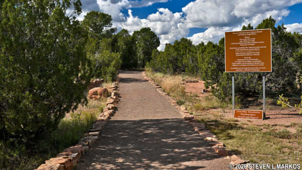 Start of the Ancestral Sites Trail at Pecos National Historical Park