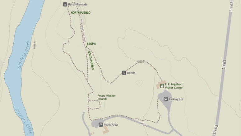Ancestral Sites Trail Map