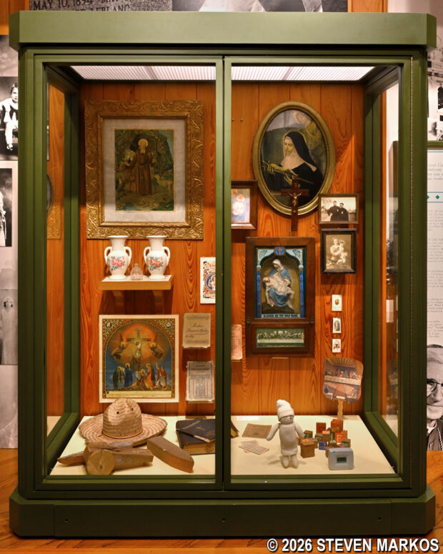 Church items on display at the Wetlands Acadian Cultural Center, Jean Lafitte National Historical Park and Preserve