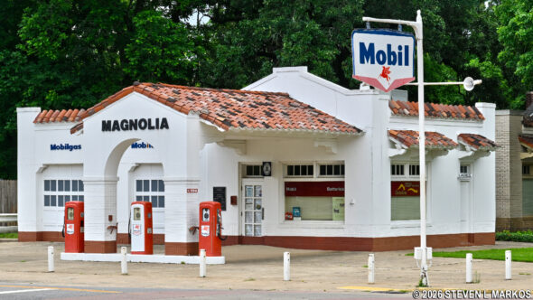 Magnolia Mobil Gas Station, part of Little Rock Central High School National Historic Site