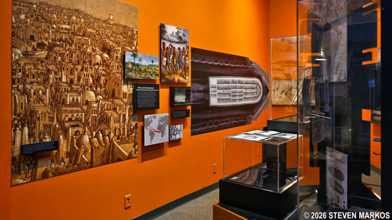 Slave trade exhibit at the Fort Moultrie Museum, Fort Sumter and Fort Moultrie National Historical Park
