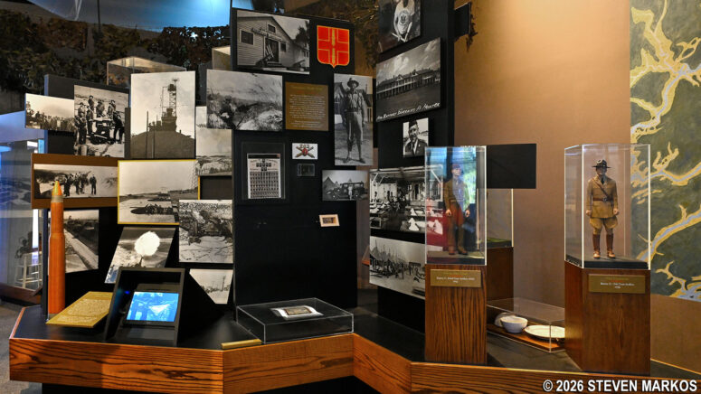 World War II era exhibit at the Fort Moultrie Museum, Fort Sumter and Fort Moultrie National Historical Park