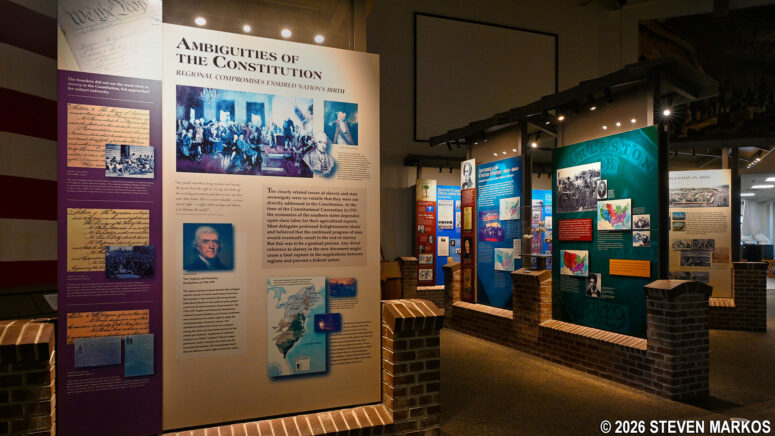 Museum inside the Fort Sumter Visitor Center, Fort Sumter and Fort Moultrie National Historical Park
